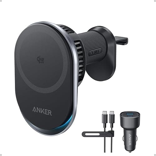 Anker Prime MagSafe Car Mount Charger (Qi2 25W with AirCool)