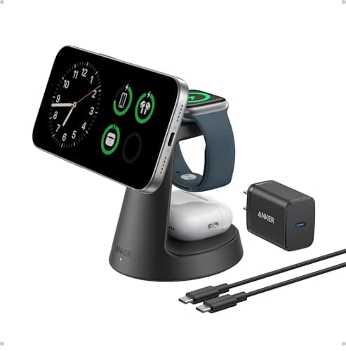 Anker MagGo Nano Qi2 3-in-1 Charging Stand (15W)