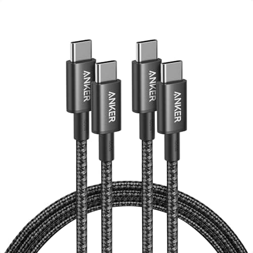 Anker USB-C to USB-C 100W Cable (2-Pack, 6ft)