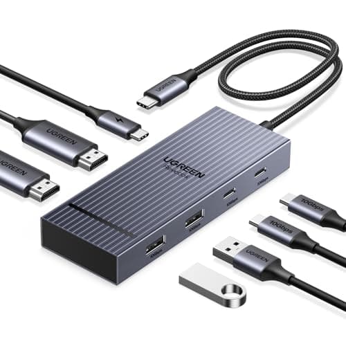 UGREEN 7-in-1 Docking Station (Dual Monitor, USB-C) - product image
