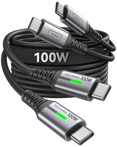 INIU USB-C to USB-C Cable, 3.3ft (2-Pack)