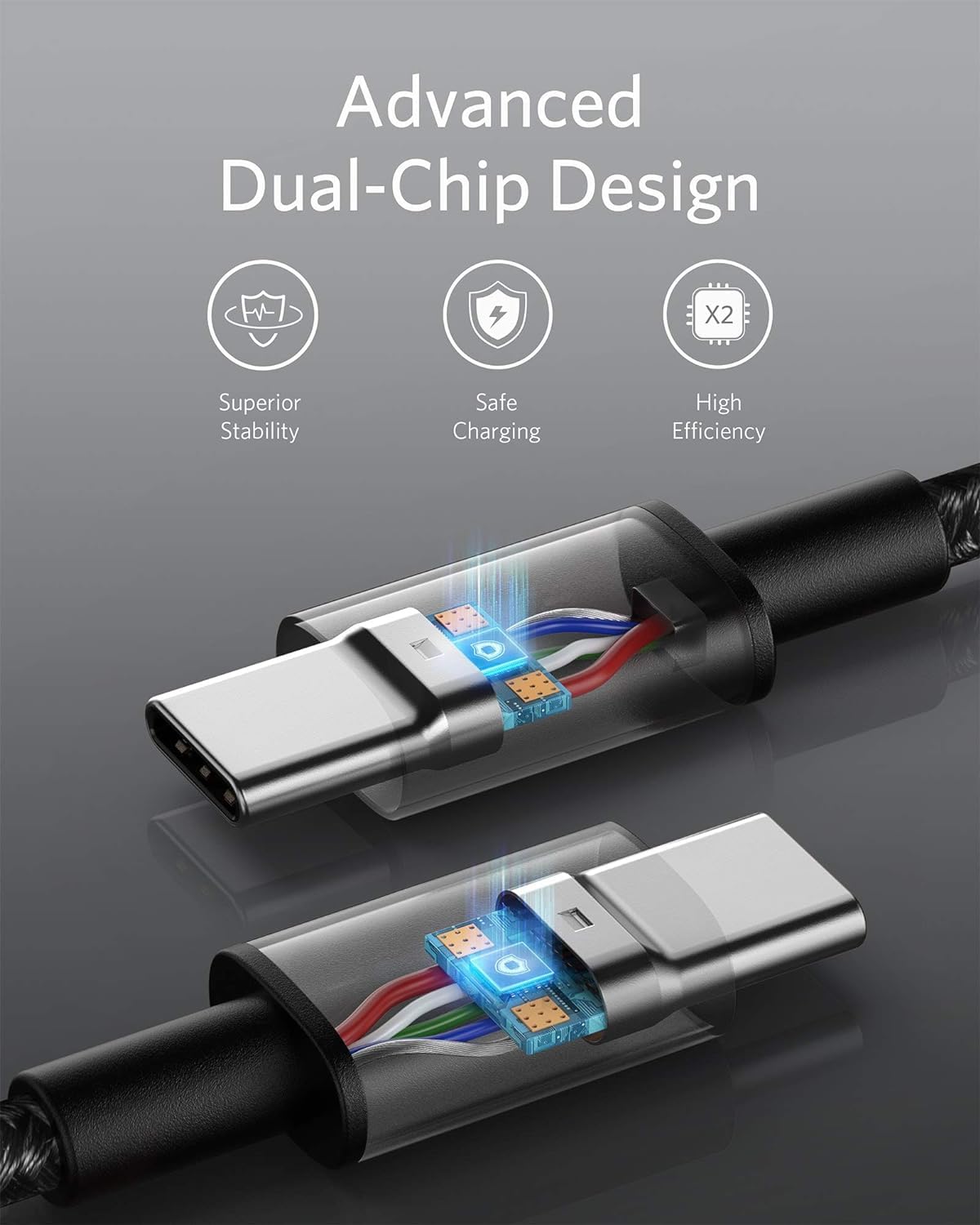 Anker USB-C to USB-C Cable (100W, 6ft) - product image